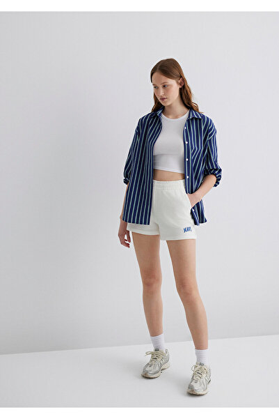 Mavi Beyaz Şort 1410155-70000