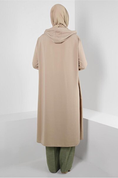 Alvina HOODED STONE STRIP TUNIC 20392