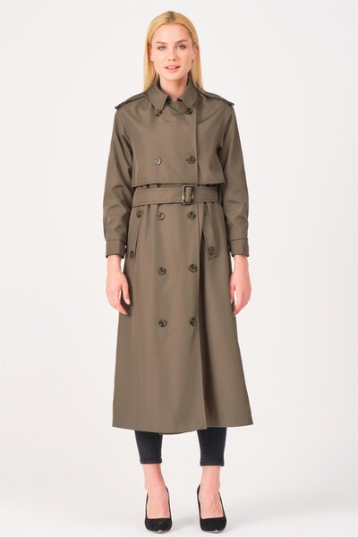 Dewberry Z6674 TRENÇKOT-HAKİ