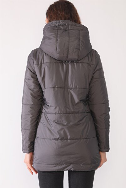 Dewberry Z6660 Women's Coat Anthracite