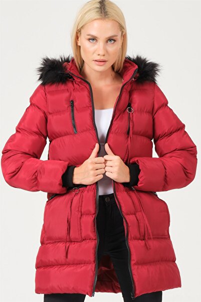 Dewberry Palton de damă, ușor, călduros, cu textură moale, model elegant