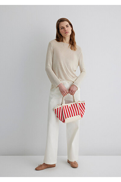 Mavi Red Striped Shoulder Bag 1913094 -29781