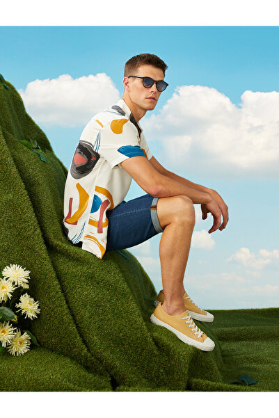 Koton Τζιν σορτς με διπλό πόδι