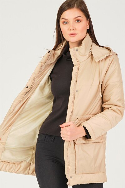 Dewberry Z6703 Kaban-koyu Bej