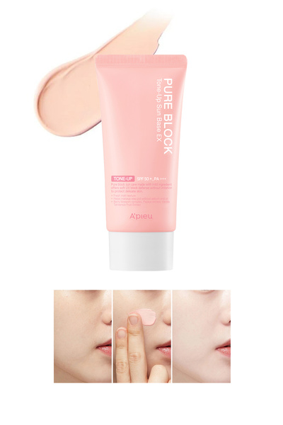 Missha Aydınlık Görünüm Sunan Güneş Koruyucu A'PIEU Pure Block Tone-Up Sun Base EX SPF50+/PA+++ 50ml