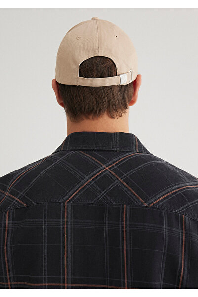 Mavi Winner İşlemeli Bej Şapka 0911806-70202