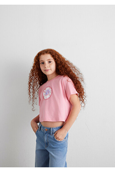 Mavi Lola Bunny εμπριμέ ροζ μπλουζάκι Loose Άνετη εφαρμογή 7610290-71027