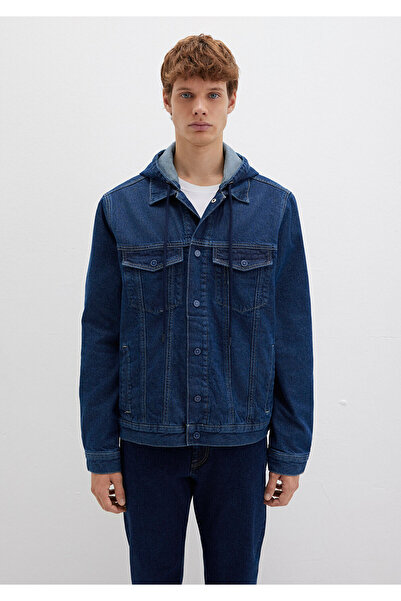 Mavi Eddie Kolej Koyu Mavi Denim Jean Ceket 0110411-88556