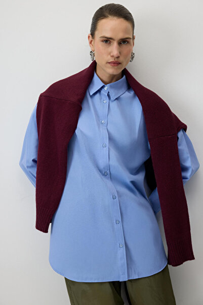 Touché Privé CĂMĂ POPLIN RELAX FIT