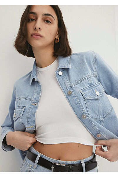 Mavi Thalia Premium Buz Jean Ceket 1110289-86792