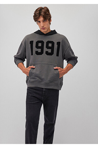 Mavi 1991 Printed Anthracite Sweatshirt 0S10166-70088