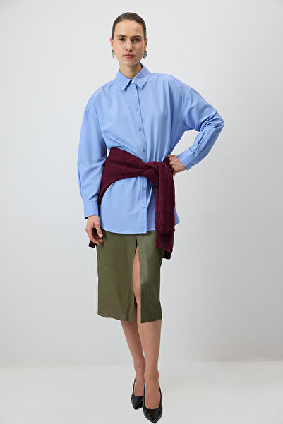 Touché Privé CĂMĂ POPLIN RELAX FIT