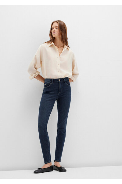 Mavi Tess Gold Premium Shaded Indigo Navy Blue Jeans 100328 -85607