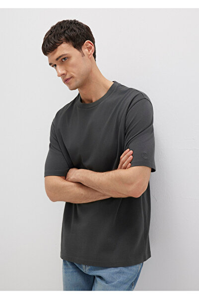 Mavi Anthrazitfarbenes Hemd mit lockerer Passform / lockere, entspannte Passform 0611924 -70092