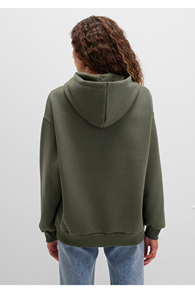 Mavi Khaki zelená dámská mikina - M 1600361 -71581, s kapucí