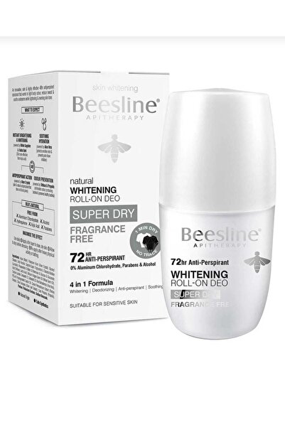 Beesline Whitening Roll-on Deodorant - Fragrance Free