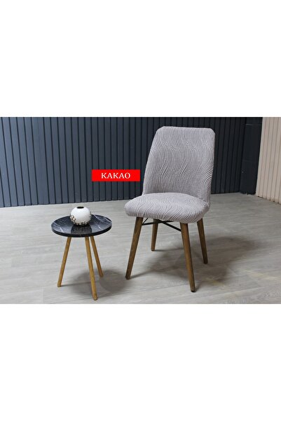 Yellow Home OVAL SANDALYE KILIFI JAKAR KAKAO