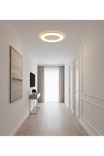 Vonalight Desıng Project Çap.40cm ,30W Beyaz Çember Led Tavan Lambası, Aydınlatma, Avize,Mutfak,Koridor,Banyo, 4000K GÜNIŞIĞI