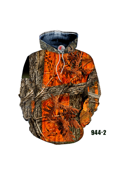 HT Outdoor Φούτερ με μοτίβο πορτοκαλί δέντρου