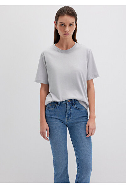 Mavi Gray Crew Neck Regular Fit T-Shirt - 1600955 -83096