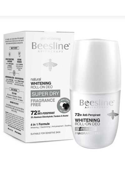 Beesline بيزلين مزيل الرائحة لتفتيح البشرة خالي من العطور 50 مل