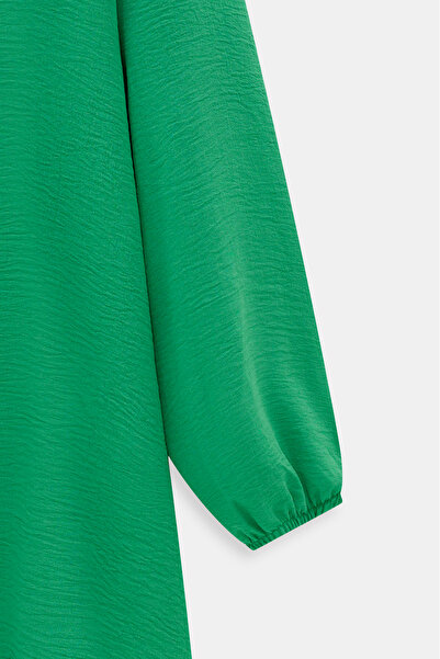 Saade Πράσινο Ξύλινο τουνίκ με κουμπιά