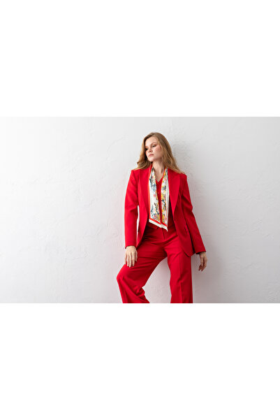 VUNTAL Suit One Button Blazer Jacket Pants Vest Three-Piece Suit