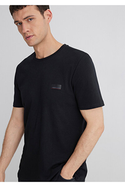 Mavi Μαύρο εμπριμέ Μαύρο T-Shirt Slim Fit / Slim Fit 0611401-900