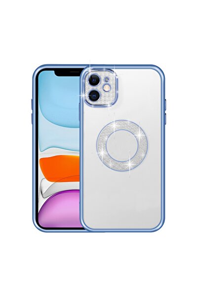 UnDePlus حافظة هاتف ابل ايفون 11 لامعة وقابلة للإزالة لحماية عدسة الكاميرا