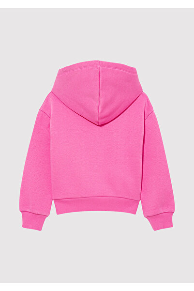 Mavi Logo Printed Hooded Pink Sweatshirt 7610035-70982