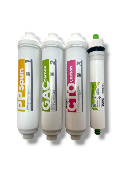 Ortimax 4’lü filtre seti ( tüm marka cihazlara uyumludur) Minareli duş başlığ...