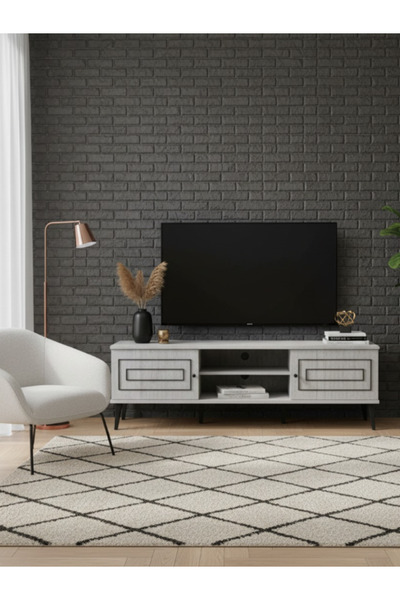 Bec4 Modern TV stand (plasma) 160cm wide, stylish and elegant with a practical touch