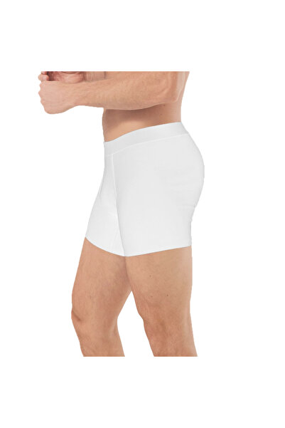 Indusrobe Men's Cotton Boxer Briefs - Soft, Breathable, Stretch, Mid-Rise, 5-Pack (Black & White)