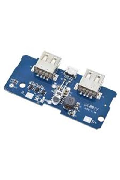Genel Markalar Çift Usb Çıkışlı Powerbank Pil Şarj Modülü Step-up 5v 2a 18650