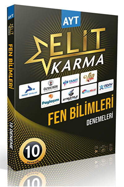 paraf yayınları Elit Karma Ayt Fen Bilimleri 10 Deneme
