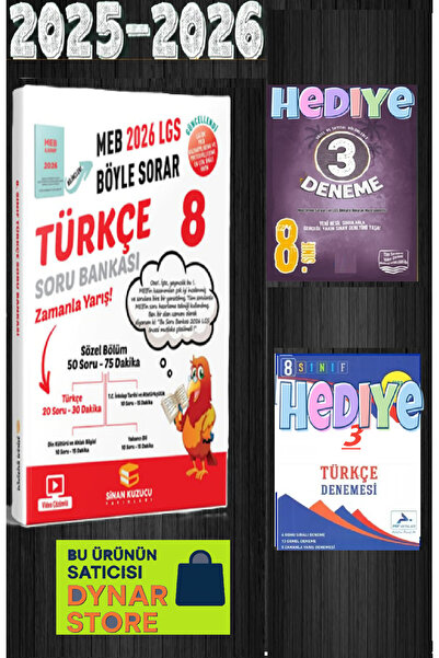 SİNAN KUZUCU YAYINLARI Sinan Kuzucu 8. Sınıf 2026 | İlk Doz Sarmal Branş Dene...