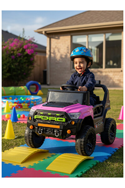 CAR Electric 4WD With 2Motors & 2Battery, RC 29-506-PINK