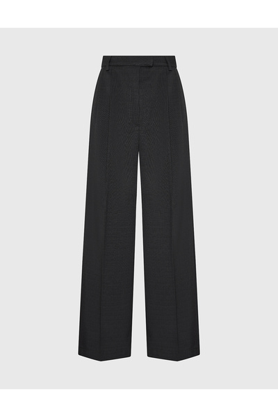 İLVİ Alyones Siyah Palazzo Kadın Pantolon