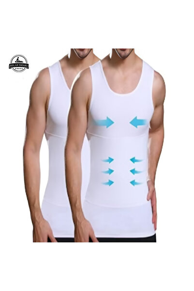 Relax Smart Men's Slimming Belt – 2-piece Body & Waist Shaper for Posture Correction and Back Supp