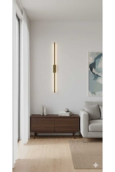 ACROLITE 70CM Modern Dekoratif Çubuk Led Duvar Aplik (Dikdörtgen Rozanslı) Be...