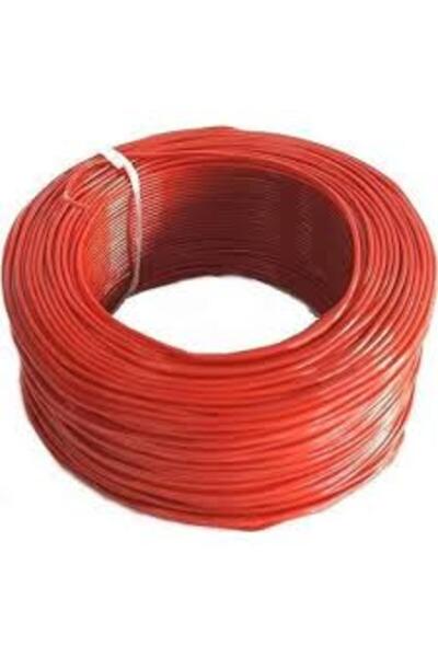 Arduino 0.50Mm Tek Damarlı Montaj Kablosu1Mt Kırmızı