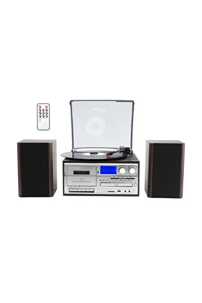 Knstar KN-120 Kumandalı Hoparlörlü Bluetoothlu CD'li Kaset Usb Radyo Özellikl...