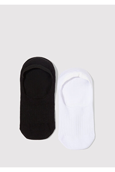 Mavi 2 Pack Black and White Ballerina Socks 198485 -620