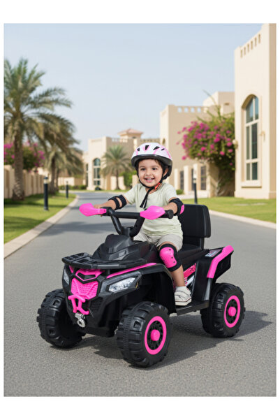CAR Electric Motorcycle 6V Battery, 380 Motor with Music & Educational Lights 29-909-PINK