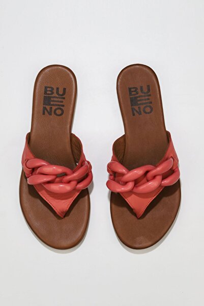 Bueno Shoes ميركان جلد فليب فلوب نسائي شبشب 01wu7410