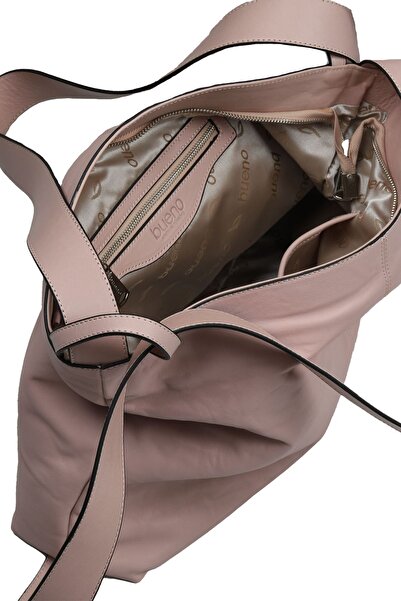 Bueno Shoes Dusty Rose Leather Women's Shoulder Bag 01Wbu1971