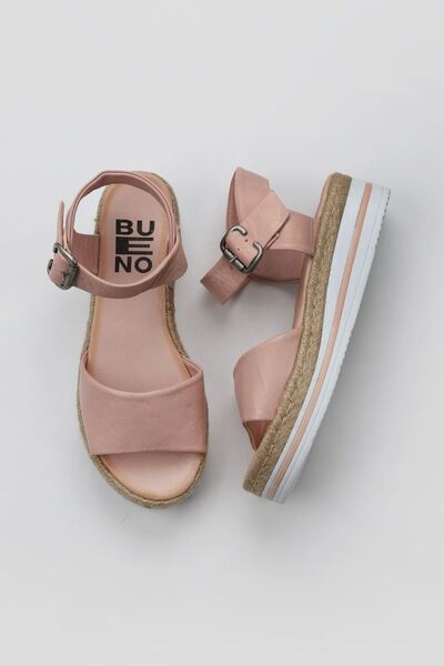 Bueno Shoes Πούδρα Γυναικεία Flat σανδάλια 01ws4216