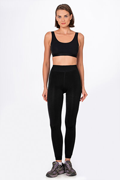 Kompedan Kadın Tayt Termal Kışlık içi Peluş İçlik Yüksel Bel Toparlayıcı Tayt