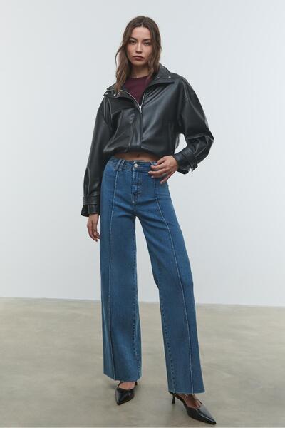 Stradivarius جينز بسيط مع طبقات