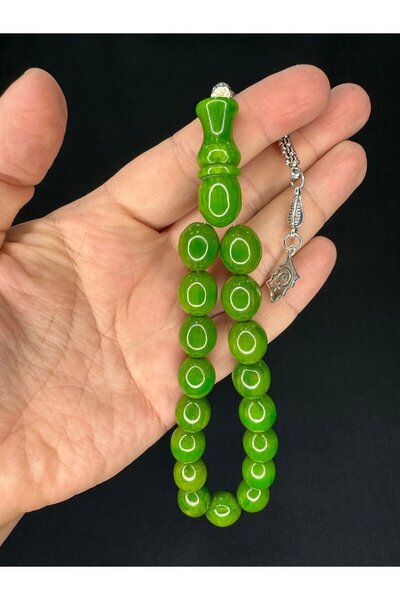 Anemore Collection Efe Boy Mascot - Şak Şak Tesbih, culoare verde închis, tij...